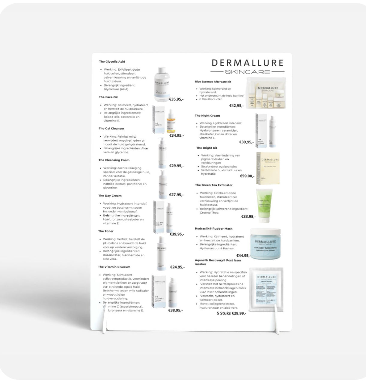 Dermallure Praktijk Display