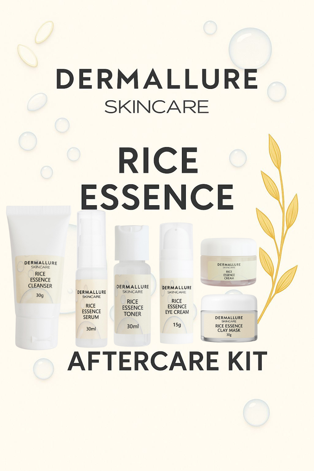 Dermallure Rice Essence Aftercare kit